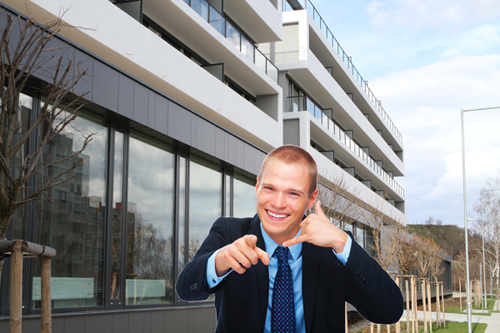 koláž pred objektom Račany